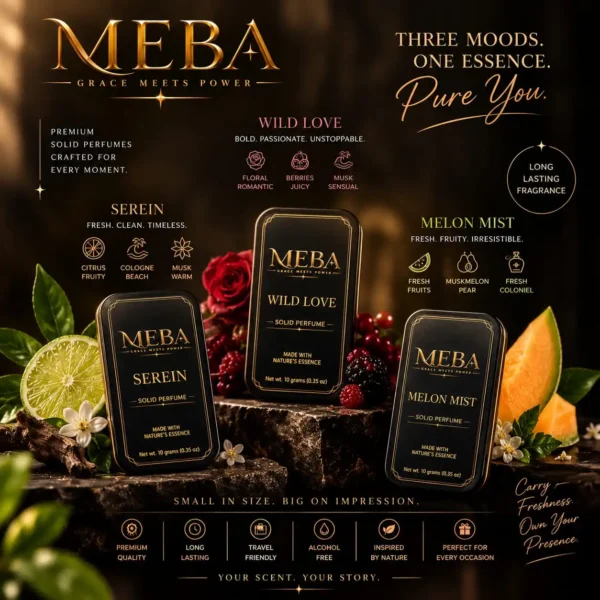 3 Solid perfumes combo