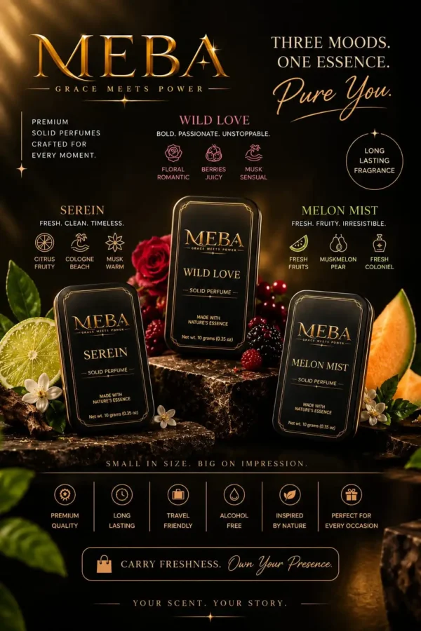 3 Solid perfumes combo